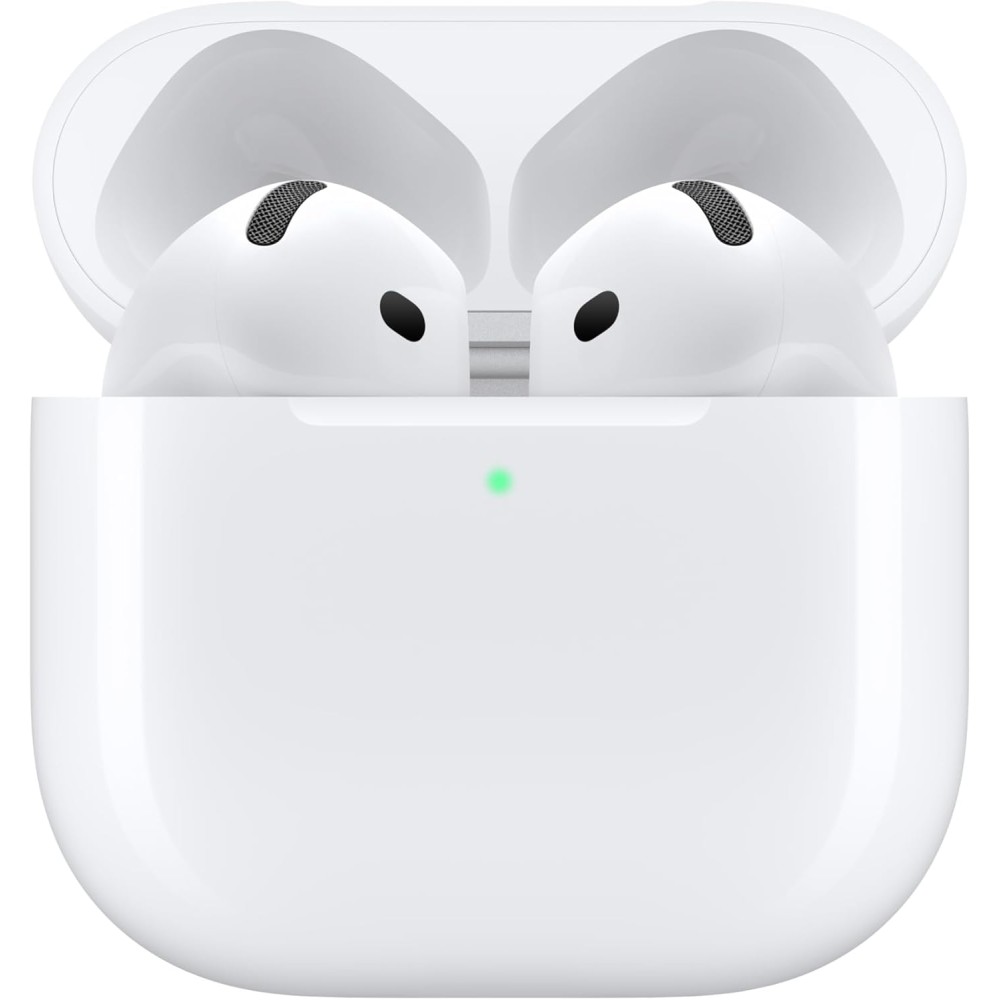Apple AirPods 4 Wireless Earbuds, Bluetooth Headphones, with Active Noise Cancellation, Adaptive Audio