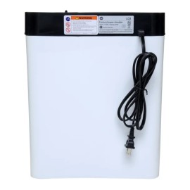 HP LC8 8-Sheet Crosscut Manual-Feed Paper Shredder with Basket, White