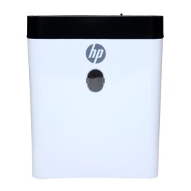 HP LC8 8-Sheet Crosscut Manual-Feed Paper Shredder with Basket, White