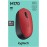 Logitech M170 - Mouse - right and left-handed - wireless - 2.4 GHz - USB wireless receiver - red