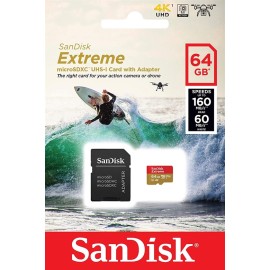 SanDisk Extreme microSDXC UHS-I Card 64GB