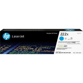 HP 222X High Yield Cyan Original LaserJet Toner Cartridge