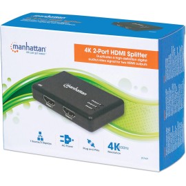 Manhattan 4K at 30 Hz 2-Port HDMI Splitter