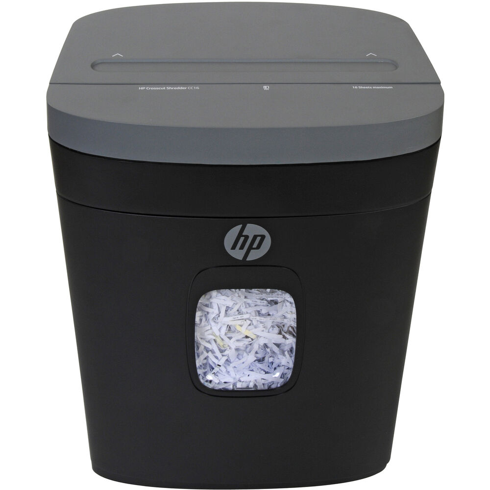 HP HP-CC16 16-Sheet Crosscut Shredder