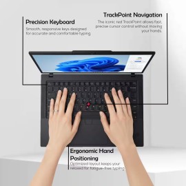 Lenovo ThinkPad T14 Gen 6 14-Inch Business Laptop, Intel Core Ultra 7 255U, 32GB RAM, 1TB SSD