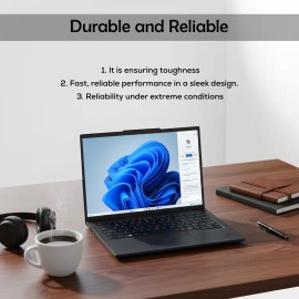 Lenovo ThinkPad T14 Gen 6 14-Inch Business Laptop, Intel Core Ultra 7 255U, 32GB RAM, 1TB SSD