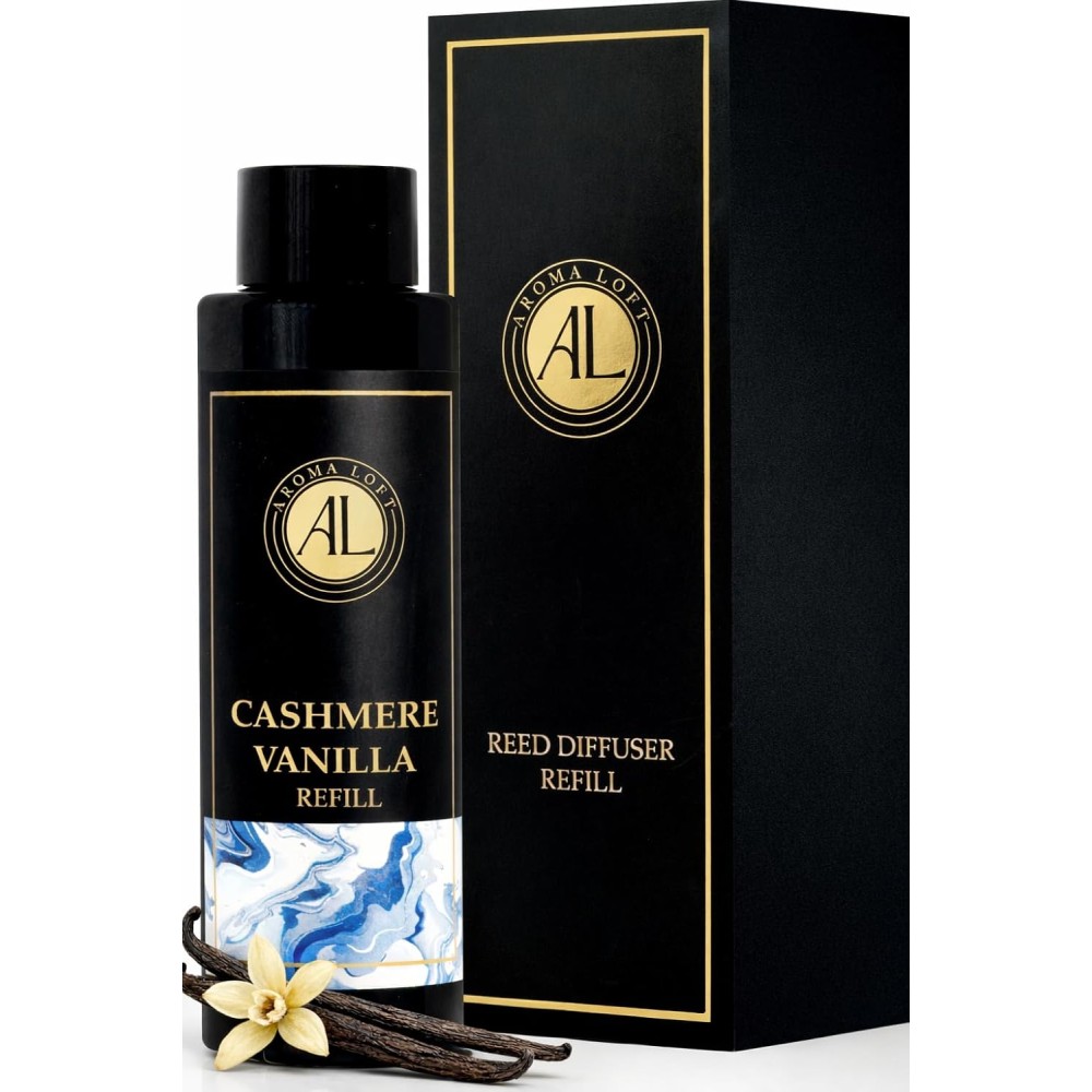 Aroma Loft Cashmere Vanilla Reed Diffuser Oil Refill 4 oz