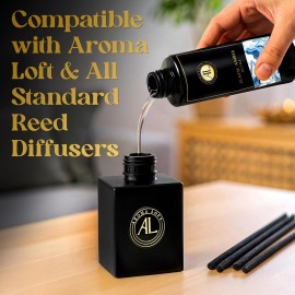 Aroma Loft Cashmere Vanilla Reed Diffuser Oil Refill 4 oz