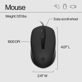 HP 150 Wired Mouse and Keyboard