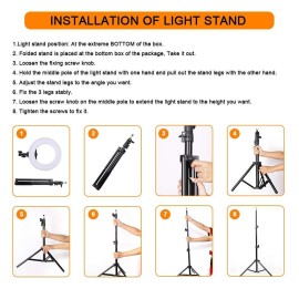 GVM HD18S 18-Inch Bi-Color LED Ring Light Kit