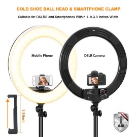 GVM HD18S 18-Inch Bi-Color LED Ring Light Kit