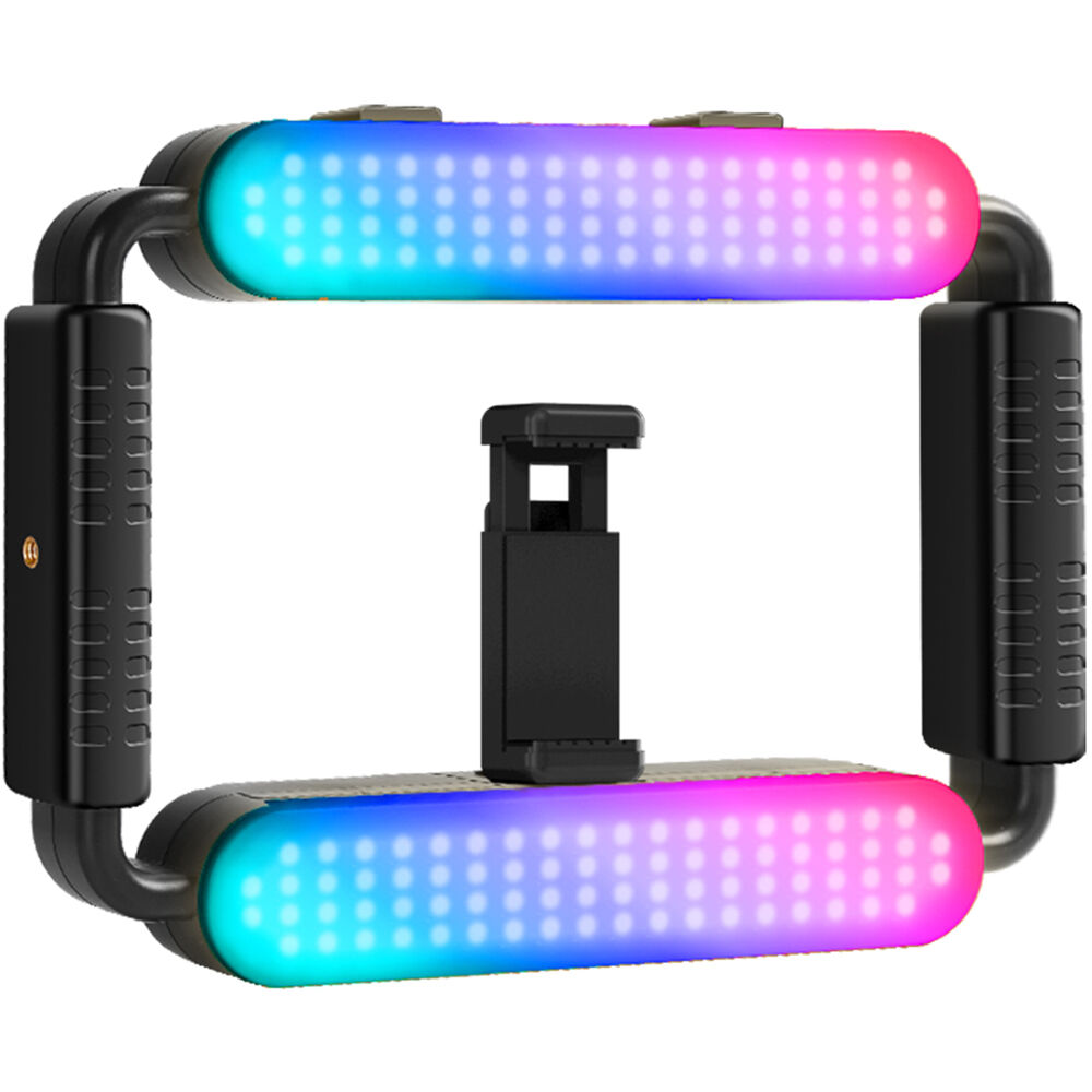 GVM TL15RS RGB Bi-Color Smartphone Video Camera Rig Light