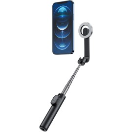 TELESIN Magnetic Bluetooth Selfie Stick for iPhone and Smartphones