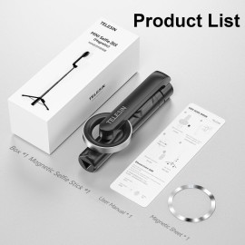 TELESIN Magnetic Bluetooth Selfie Stick for iPhone and Smartphones