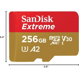 SanDisk Extreme microSDXC UHS-I Card 256GB