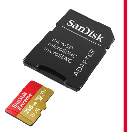 SanDisk Extreme microSDXC UHS-I Card 256GB