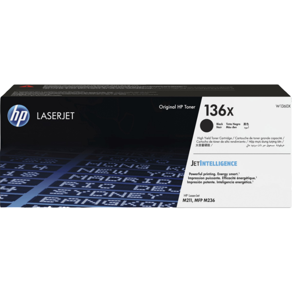 HP 136X High Yield Black Original LaserJet Toner Cartridge