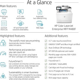 HP Color LaserJet Enterprise MFP M480f