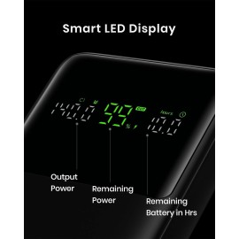 INIU 140W Power Bank, 27000mAh High Capacity Laptop Portable Charger, USB C in&Out Tablet Powerbank, Digital Display Phone Charger, Travel Charger Compatible with iPhone 16, iPad, MacBook, Laptop etc.