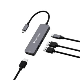 Verbatim® USB-C® Essentials 4-Port Hub, 32155