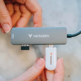 Verbatim® USB-C® Essentials 4-Port Hub, 32155
