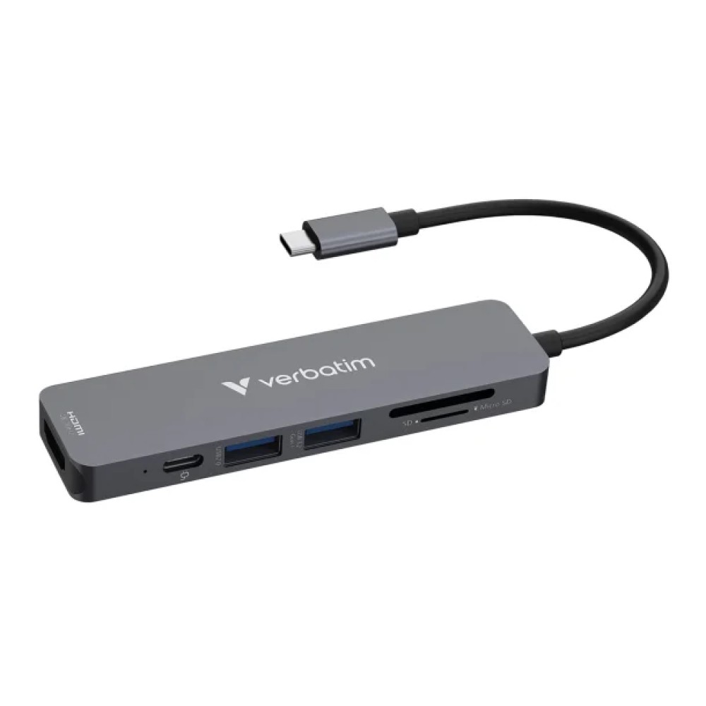 Verbatim® USB-C® Essentials 6-Port Hub, 32156
