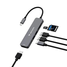 Verbatim® USB-C® Essentials 6-Port Hub, 32156