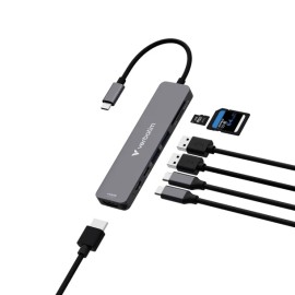 Verbatim® USB-C® Essentials 7-Port Hub, 32158