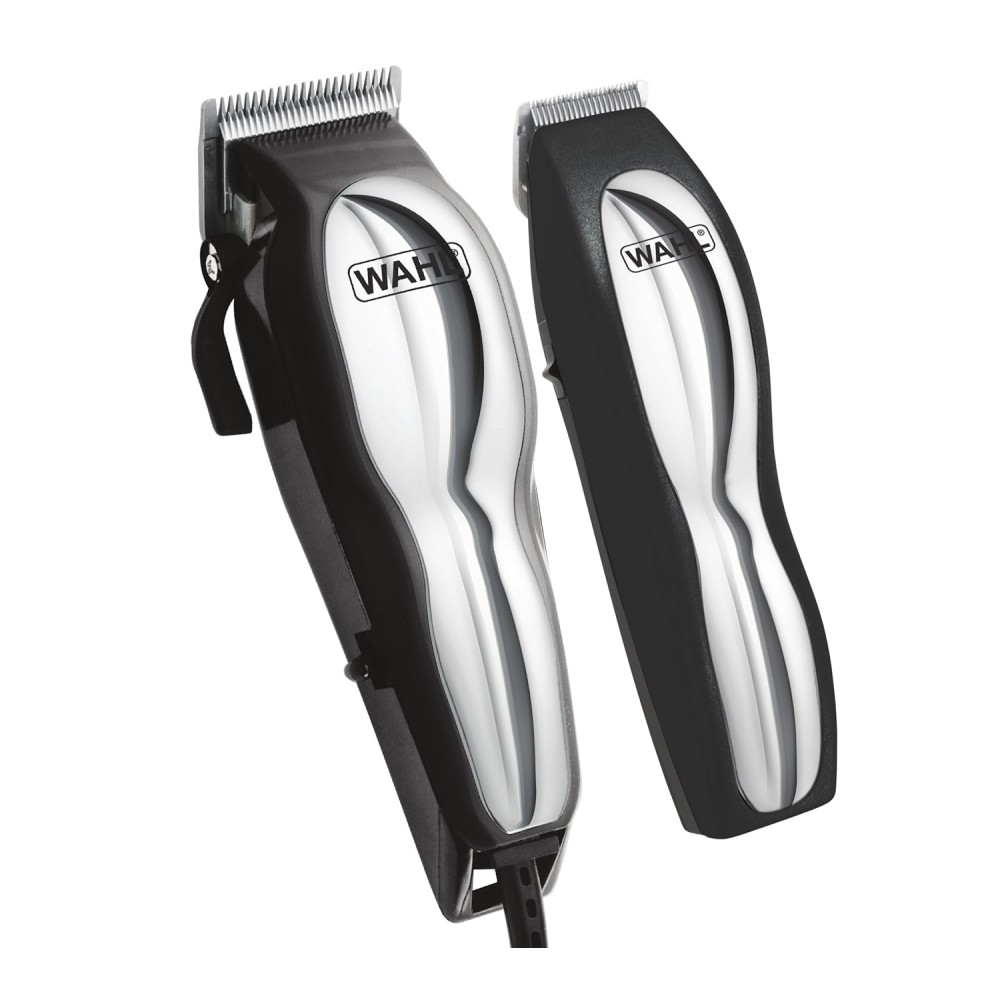 Wahl Chrome Pro Combo Complete Haircutting Kit, 22 Pieces, Blk/Silver