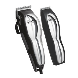 Wahl Chrome Pro Combo Complete Haircutting Kit, 22 Pieces, Blk/Silver