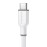 HyperGear® Flexi Pro USB-C® to USB-C® Soft-Touch Silicone Fast Charge and Sync Cable (15 Ft.; White)