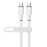 HyperGear® Flexi Pro USB-C® to USB-C® Soft-Touch Silicone Fast Charge and Sync Cable (15 Ft.; White)