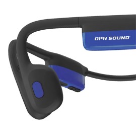 OPN Sound® Mezzo+ Bluetooth® Bone-Conduction Neckband Sports Headphones with Microphone, Black and Blue