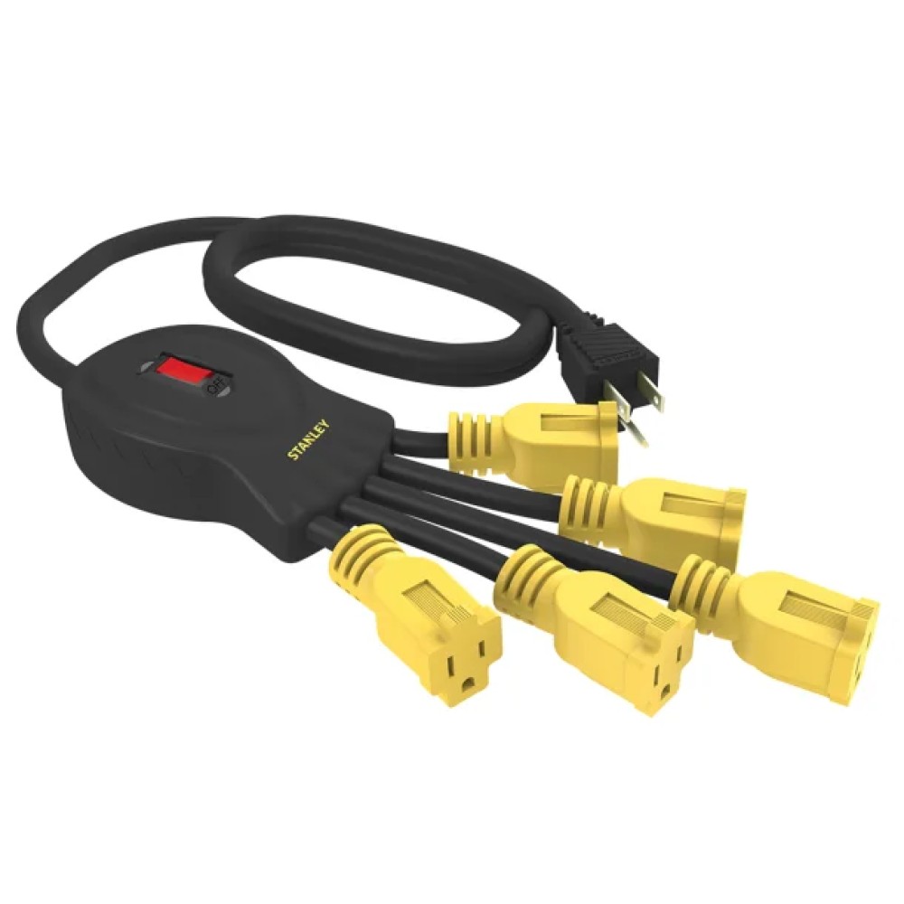 STANLEY® PowerSquid® 5-Outlet Multiplier with 3-Ft. Cord