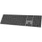 Bluetooth Slim Keyboard for Mac, Aluminum Rechargeable Keyboard Wireless, Low-Profile Silent Flat Key Compatible with Apple iMac, MacBook, Mac and iOS, Full Size - Space Gray
