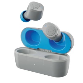 Skullcandy® Jib® True 2 In-Ear True Wireless Stereo Bluetooth® Earbuds with Microphones (Light Gray/Blue)