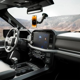 ToughTested® 15-Watt Python Wireless-Charge MagTough Glass Mount