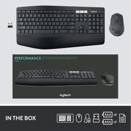 Logitech MK850 Performance - Keyboard and mouse set - Bluetooth, 2.4 GHz