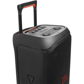 JBL PartyBox Stage 320 Portable Party Speaker with Telescopic Handle & Wide, Sturdy Wheels, Powerful JBL Pro Sound, Futuristic lightshow, Up to 18 Hours