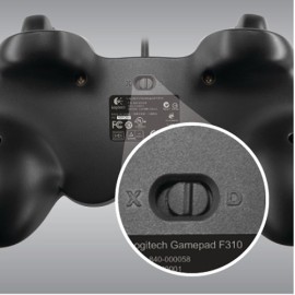 Logitech Gamepad F310 - Gamepad - 10 buttons - wired