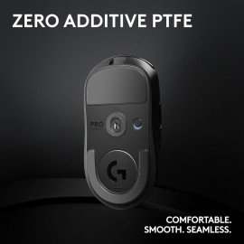 Logitech G PRO X SUPERLIGHT 2 LIGHTSPEED Wireless Gaming Mouse, Black - Mouse - optical - 5 buttons - wireless - 2.4 GHz - USB Logitech LIGHTSPEED receiver - black