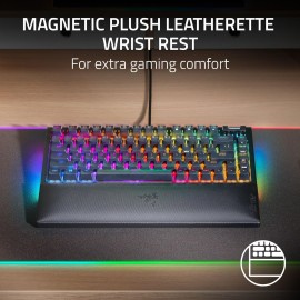 Razer BlackWidow V4 - Keyboard - 75%, hot-swappable - backlit - USB-C - QWERTY - US International - key switch: Razer Orange Gen-3 - black