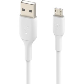 Belkin BOOST CHARGE - USB cable - Micro-USB Type B (M) to USB (M) - 1 m - white
