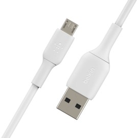 Belkin BOOST CHARGE - USB cable - Micro-USB Type B (M) to USB (M) - 1 m - white