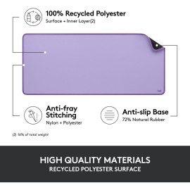 Logitech Studio Series Desk Mat (Lavender)