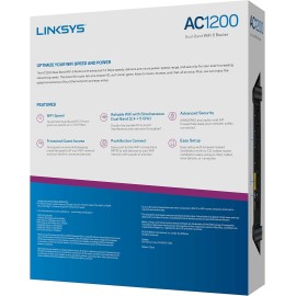 Linksys E5400 - Wireless router - 4-port switch - Wi-Fi 5 - Dual Band