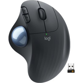 Logitech Ergo Series ERGO M575 - Trackball - wireless - 2.4 GHz, Bluetooth 5.0 LE - USB wireless receiver - graphite