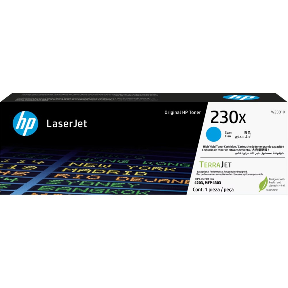 HP #230X Cyan Toner Cartridge