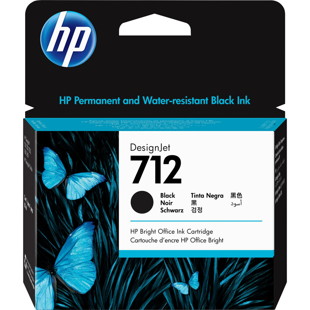 HP #712A Black Ink Cartridge