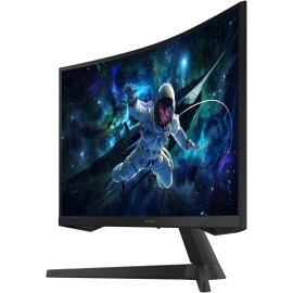 SAMSUNG 32-Inch Odyssey G55C Series QHD 1000R Curved Gaming Monitor, 1ms(MPRT), HDR10, 165Hz, AMD Radeon FreeSync, Eye Care